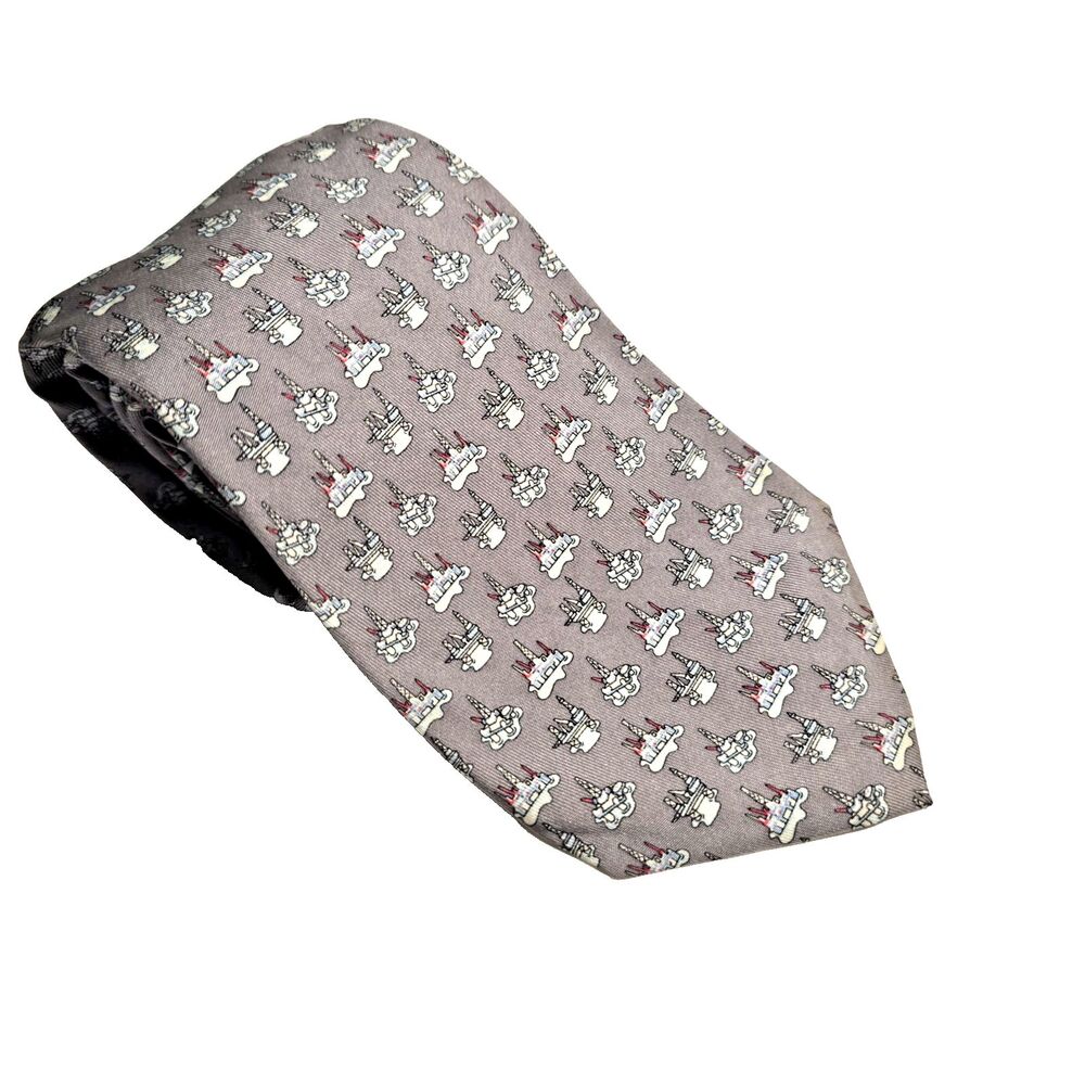 Vineyard Vines Custom Collection Tie - Diamond Offshore 100% Silk Made in USA‎